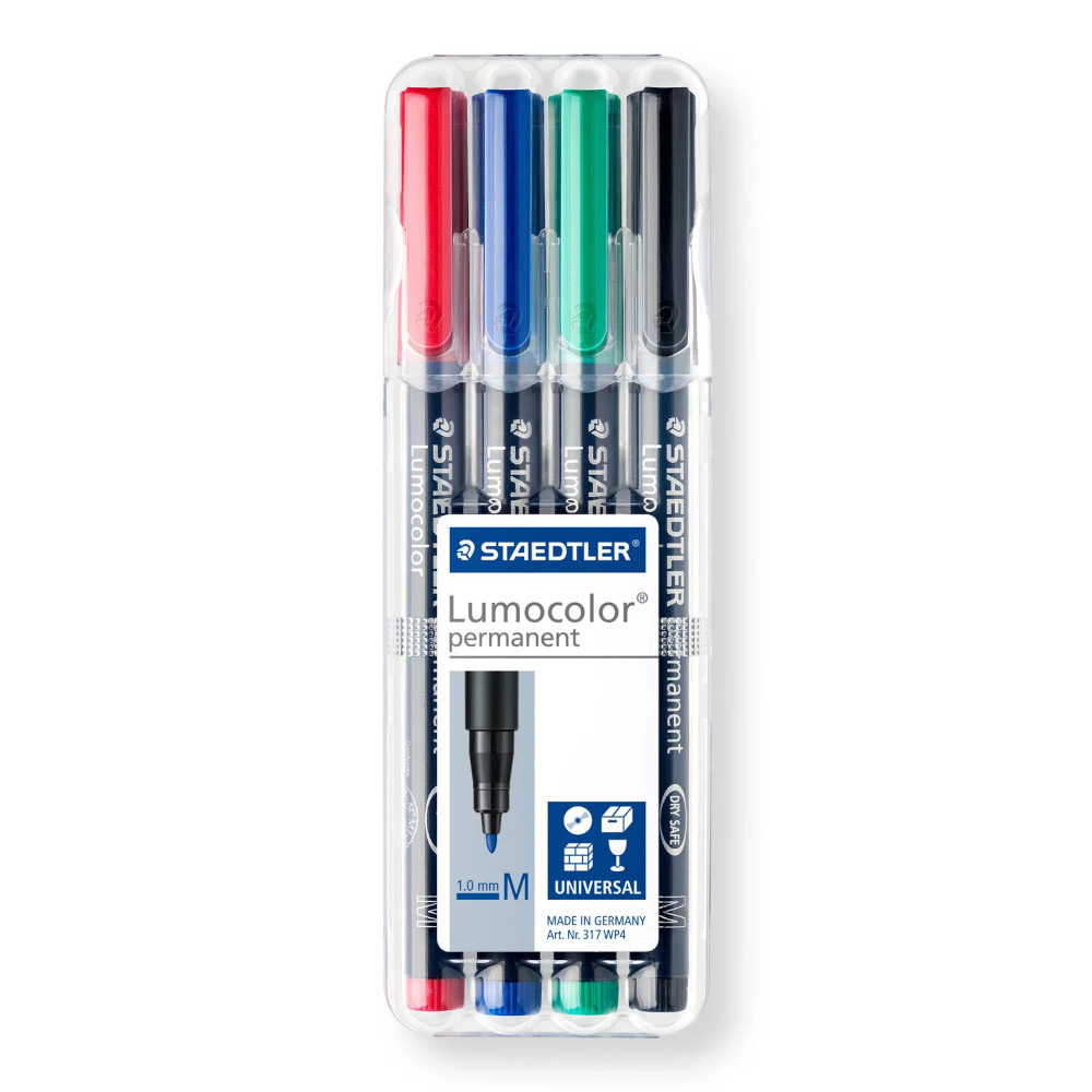 Staedtler Lumocolor Folienschreiber M Mm Permanent Er Set