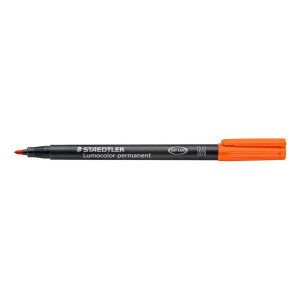 Staedtler Lumocolor Folienschreiber M Mm Permanent Orange Wf