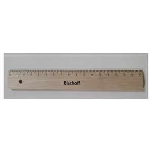 Bischoff Massstab Holz 17cm