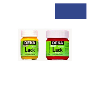 Deka Lack Glasmalfarbe hochglanz blau 20ml