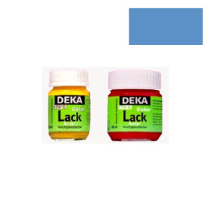 Deka Lack Glasmalfarbe hochglanz hellblau 20ml