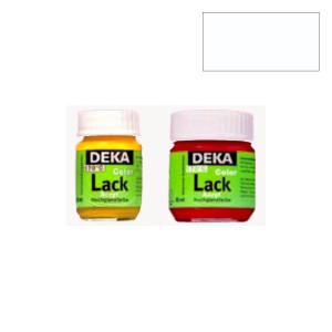 Deka Lack Glasmalfarbe hochglanz weiss 20ml