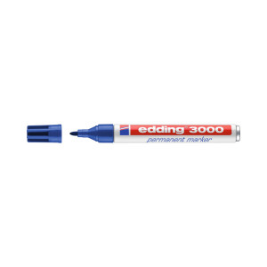 Edding 3000 Permanentmarker 1.5 - 3mm Blau