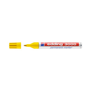 Edding 3000 Permanentmarker 1.5 - 3mm Gelb