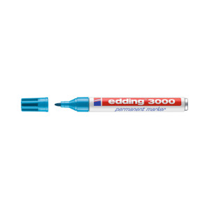 Edding 3000 Permanentmarker 1.5 - 3mm Hellblau