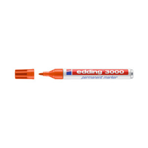 Edding 3000 Permanentmarker 1.5 - 3mm Orange