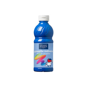 Lefranc & Bourgeois Gouache Liquide Redimix 500ml primärblau