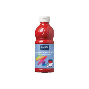 Lefranc & Bourgeois Gouache Liquide Redimix 500ml zinnoberrot