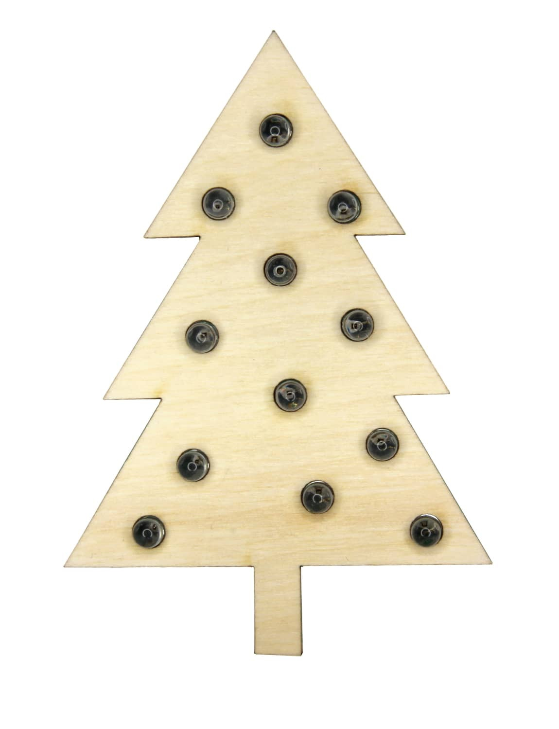 Lötbausatz Tannenbaum mit FlackerLEDs und USB Bischoff AG