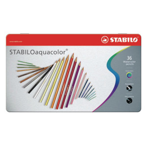 Stabilo Farbstifte Aquacolor 36er Set im Metalletui