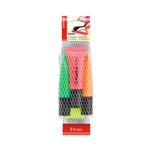 Stabilo Textmarker Neon 4er Set