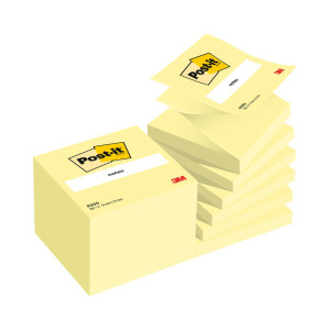 Post-it® Haftnotizblock Post-it Haftnotiz-Würfel, 76 x 76 mm, Pastell -Grüntöne